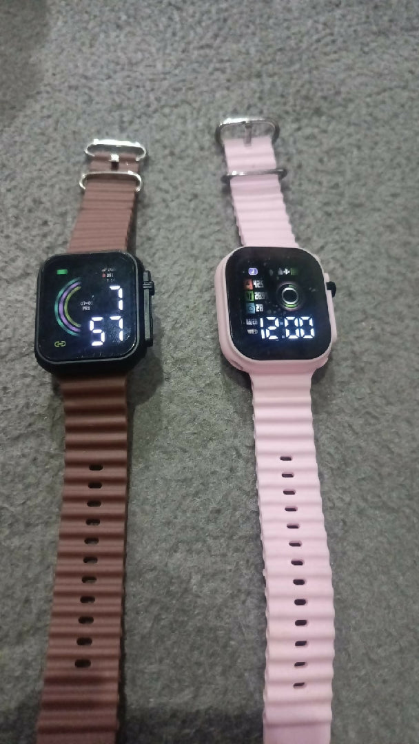Mens Fashion Digital Watch Stylish Casual Analog Watch Random Color Without Box