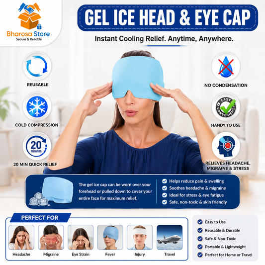 🧊 MigraCool Ice Relief Cap (Free Shipping)
