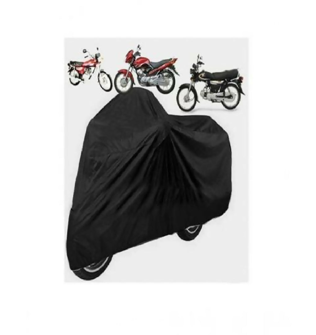 Bike Cover Dust Water Proof Universal 70 and 125 Scratch Rust Proof Cover Random Color