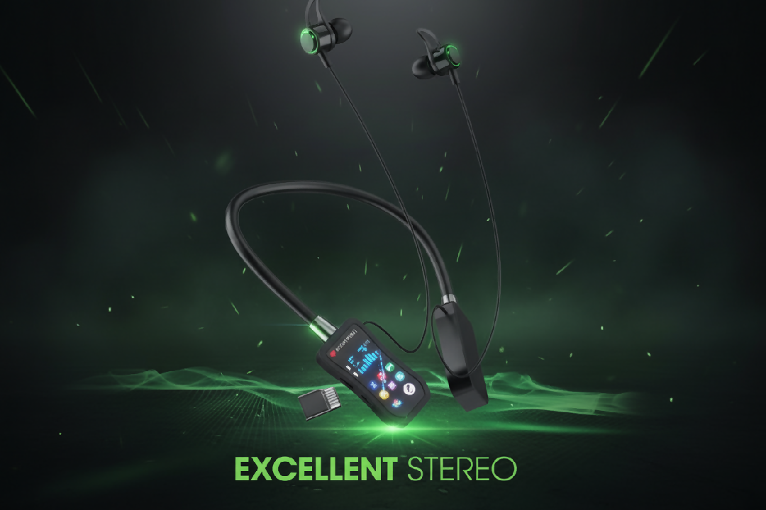 Aroma M31 Bluetooth Neckband Earphone with LCD Display