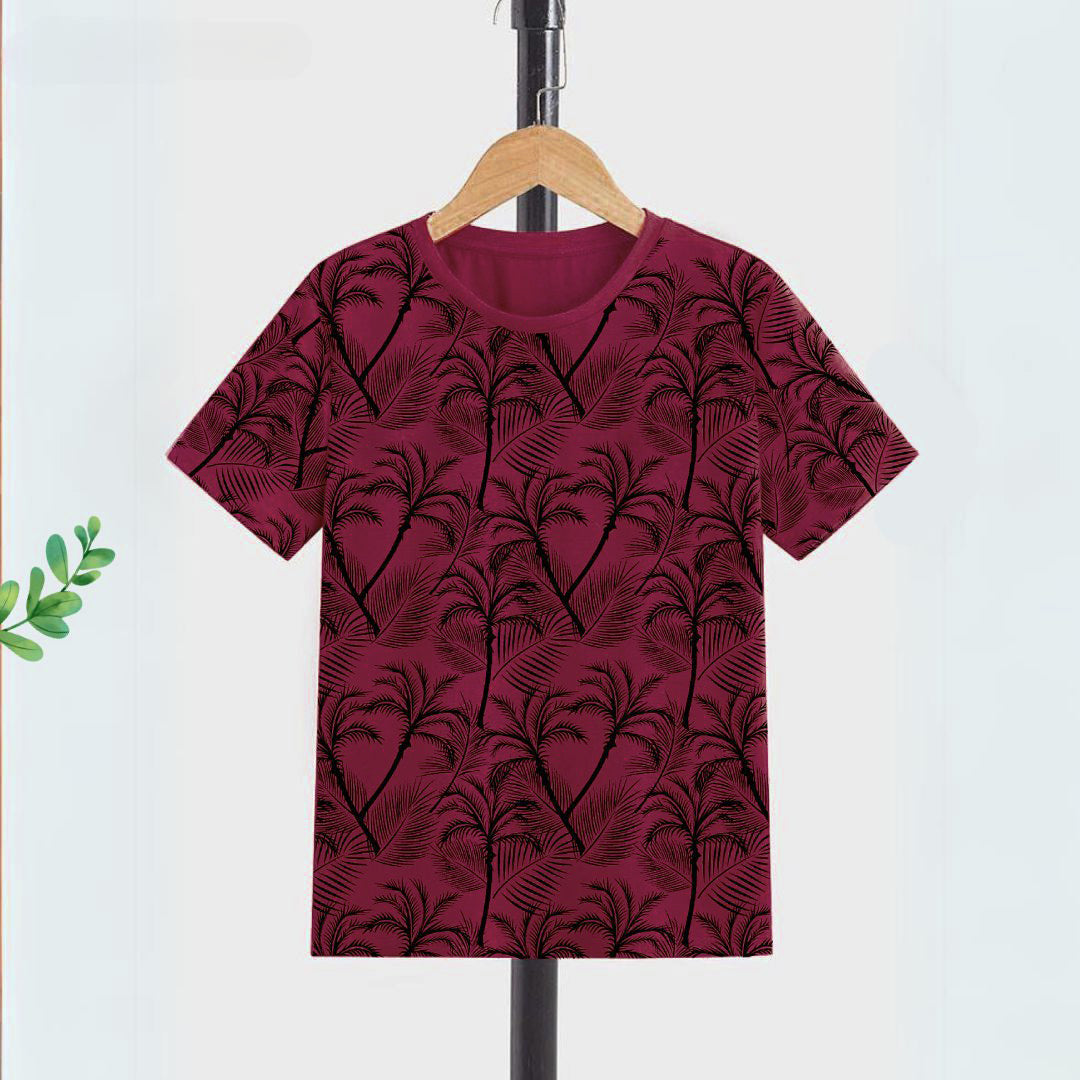 Short Sleeves All Over Printed Cotton Tees | Unisex