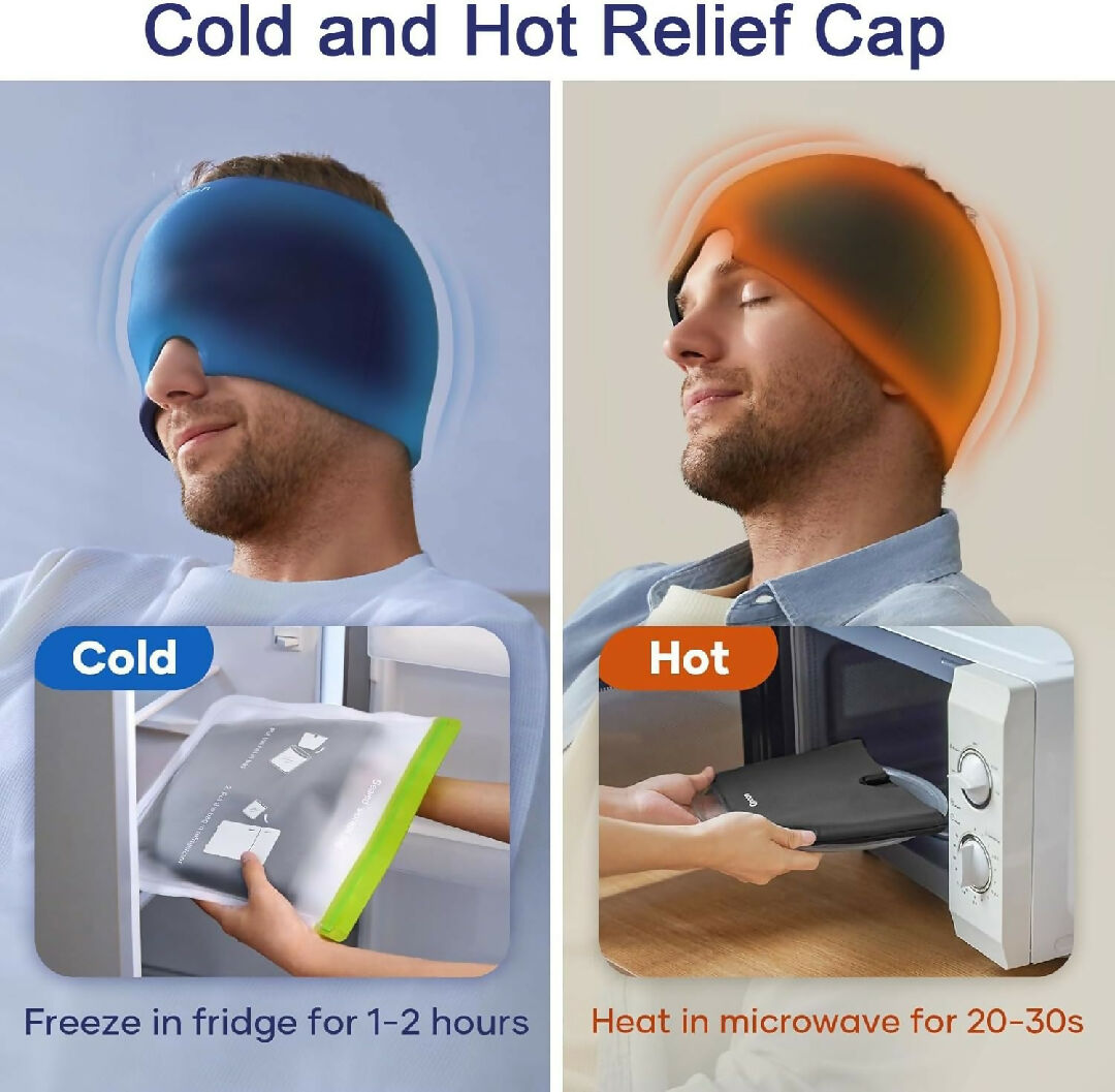 Migraine Headache Relief Cap Hot Cold Therapy
