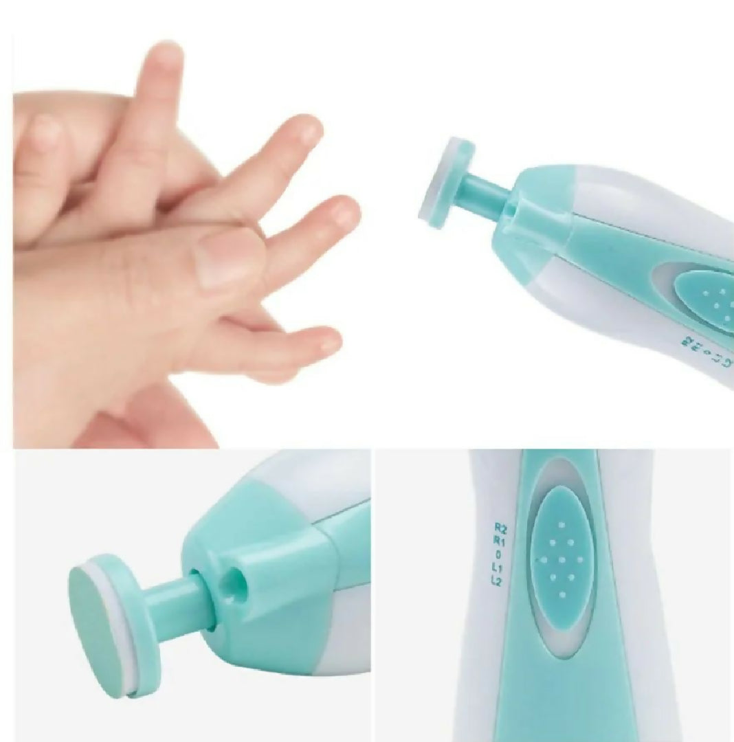6 In 1 Electric Nail Grinder Electric Baby Nail Trimmer CHILDREN S Scissors Baby Nail Care Nail Trimmer e PinkManicureBlu
