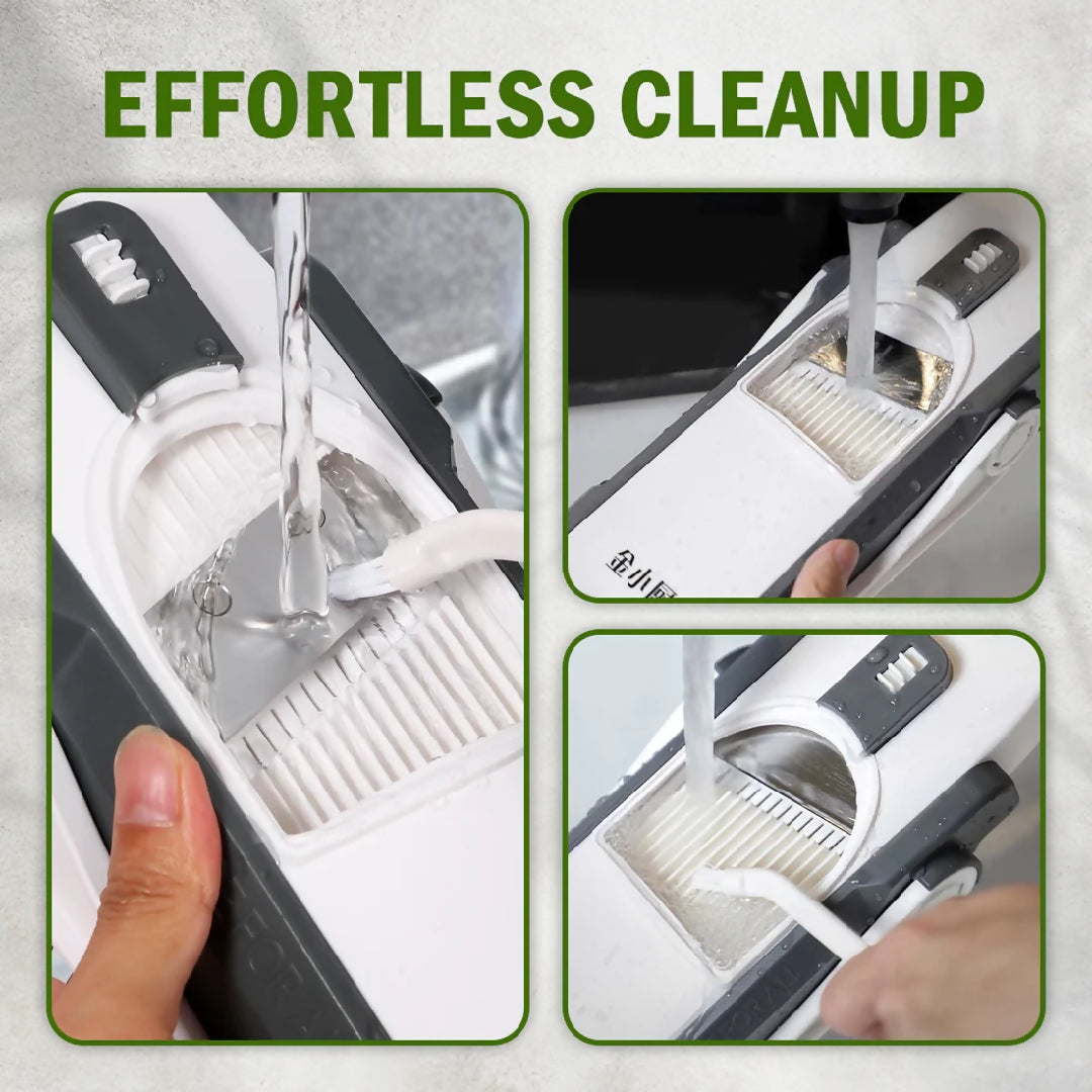 Safe Slice Vertical Mandoline Slicer Adjustable Multi Purpose Cutter