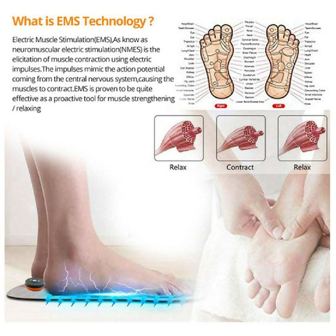 Electrical Muscle Stimulation Portable Foot Massager MA 860