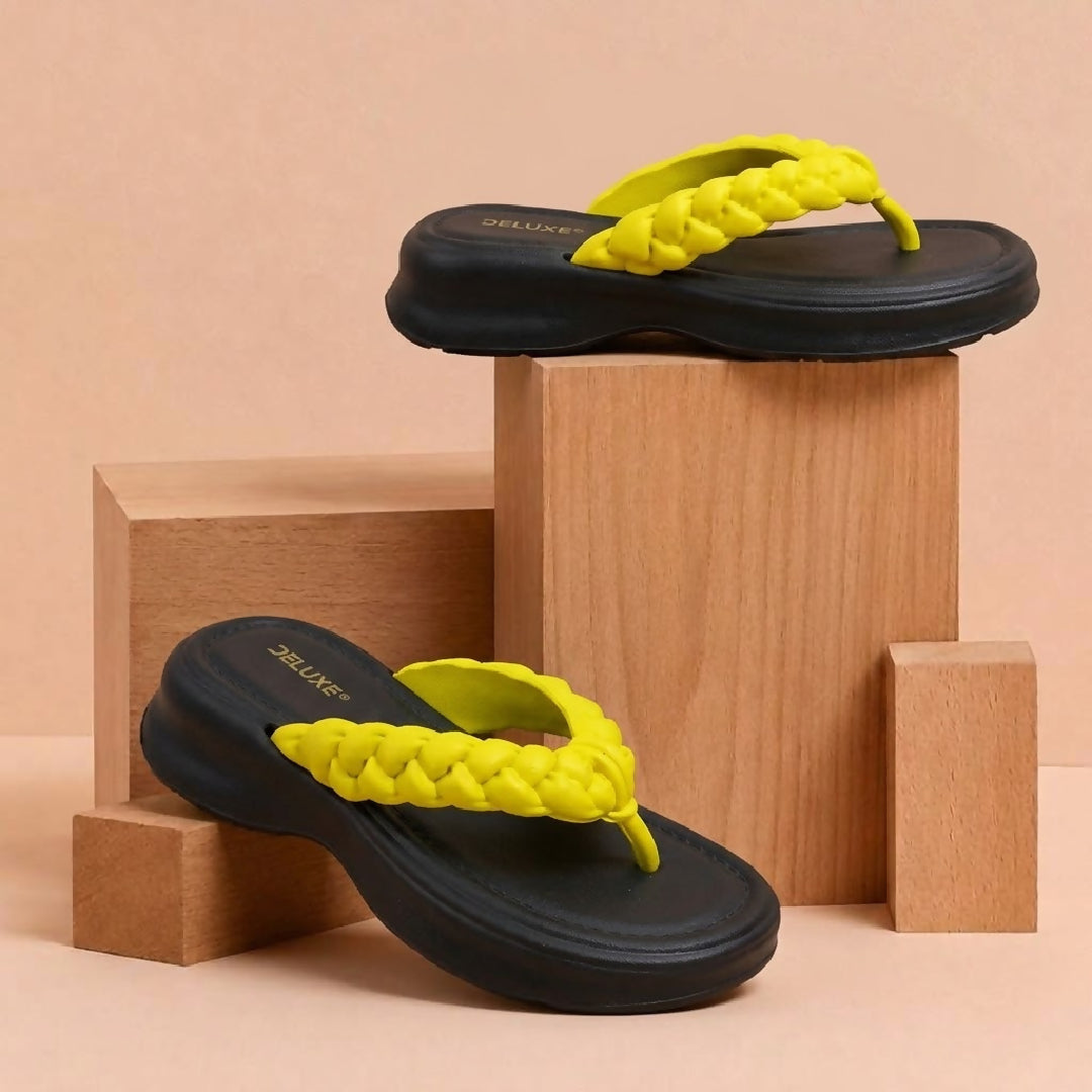 Lemon Breeze Lightweight foam Comfort Slippers