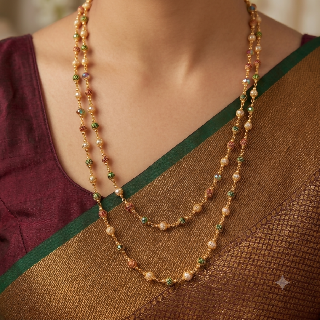 Multicolor Two Layer Mala