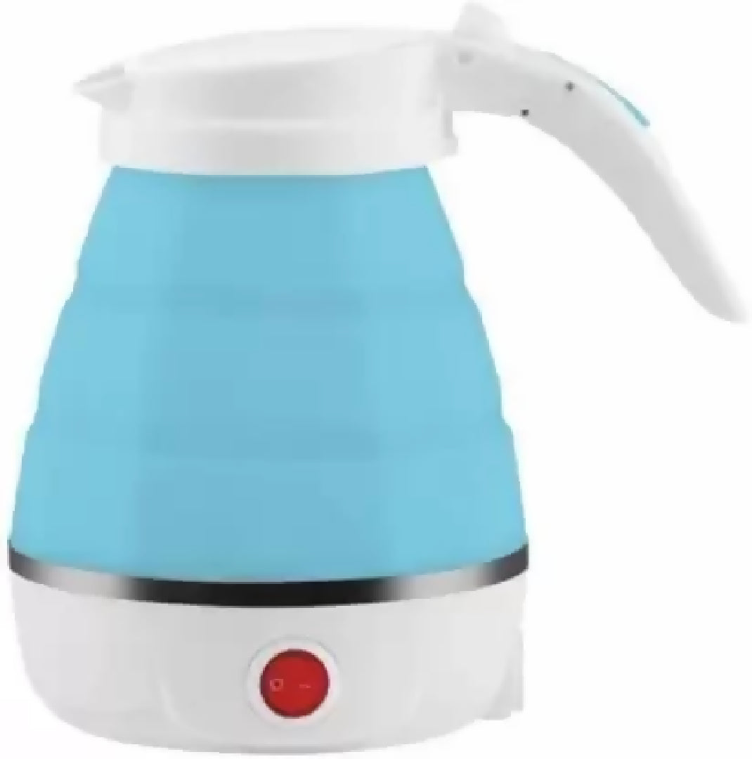 Foldable And Portable Teapot Water Heater Electric Kettle For Travel And Home Tea Pot Water Kettle Silica Gel Fast Water Boiling 600 Ml random color