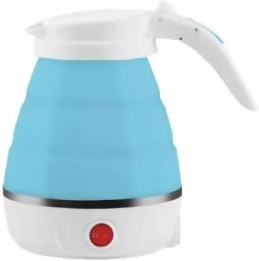 Foldable And Portable Teapot Water Heater Electric Kettle For Travel And Home Tea Pot Water Kettle Silica Gel Fast Water Boiling 600 Ml random color