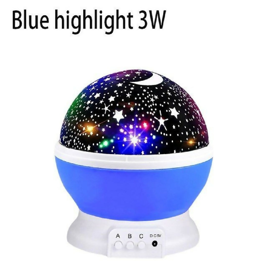 Star Lamp Projector Starry Sky Projector Night Lamp Star Moon Lamp Projector 360 Degree Rotation LED Star Night Light Table Lamp