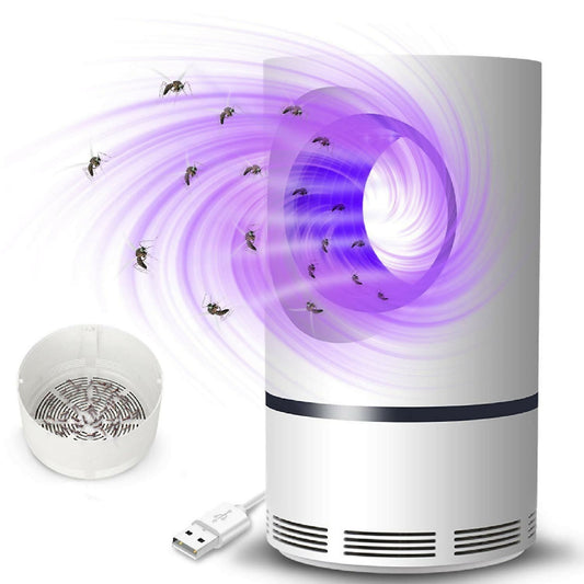 Electric Mosquito Trap Blue Light Mosquito Killer Lamp With USB Power Suction Fan No Zapper Child Safe