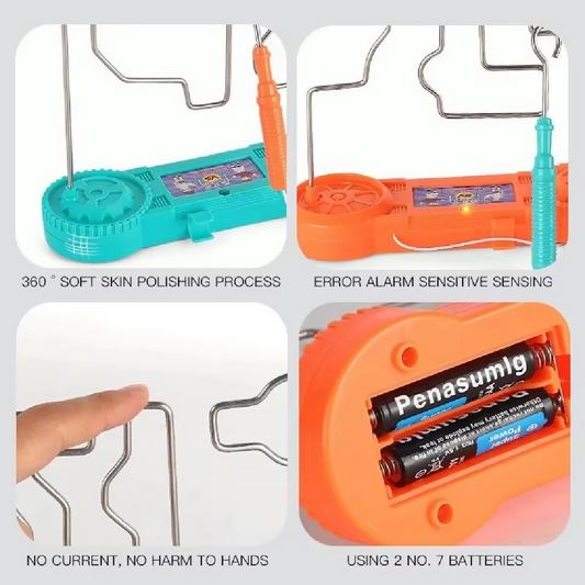Concentration Toy (Random Color) Bump-Maze-Montessori-Toy-Electric-Wire-Maze-Roller-Game-Touch-Maze-Puzzle-Toy-Collision-Game-Education-Concentration-Toy-Random-Color