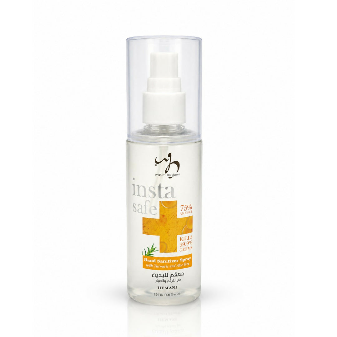 Insta Safe Hand Sanitizer Spray with Turmeric and Aloe Vera