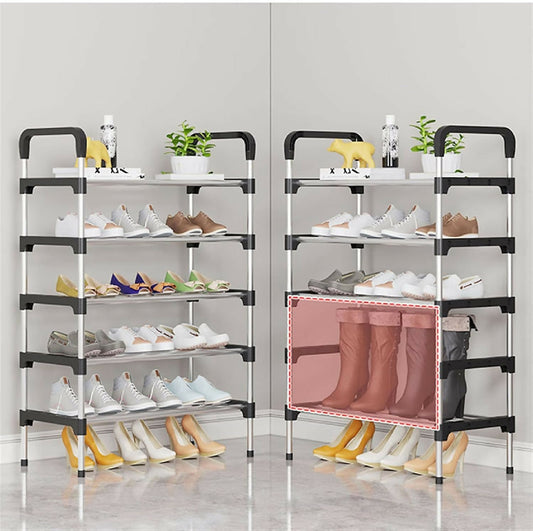 5 Layer Stainless Steel Shoe Rack