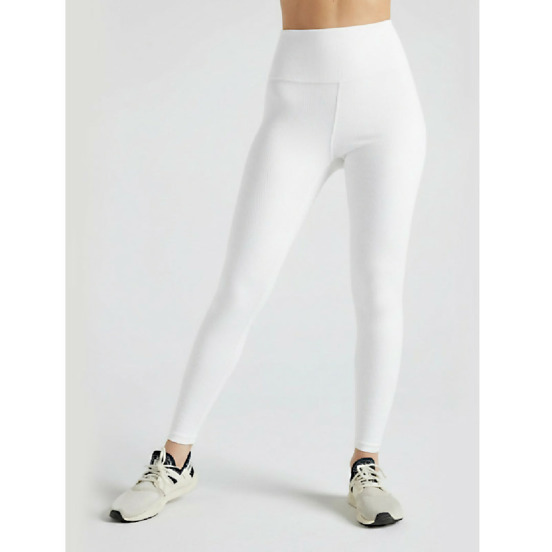 Women Comfort-Fit High-Waist Ribbed Activewear Leggings