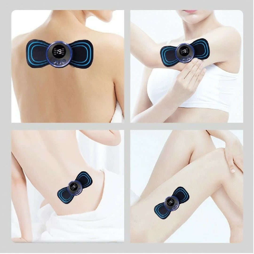 EMS Mini Body Massager-Portable Electric Neck and Back Muscle Stimulator