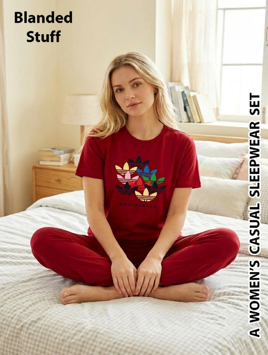 Women Elegant Trouser Shirt (Blended Stuff)