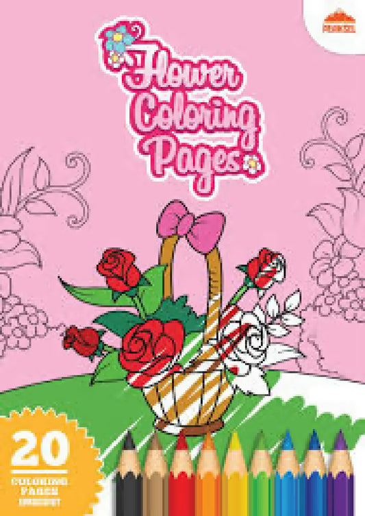 Flower Coloring book for kids