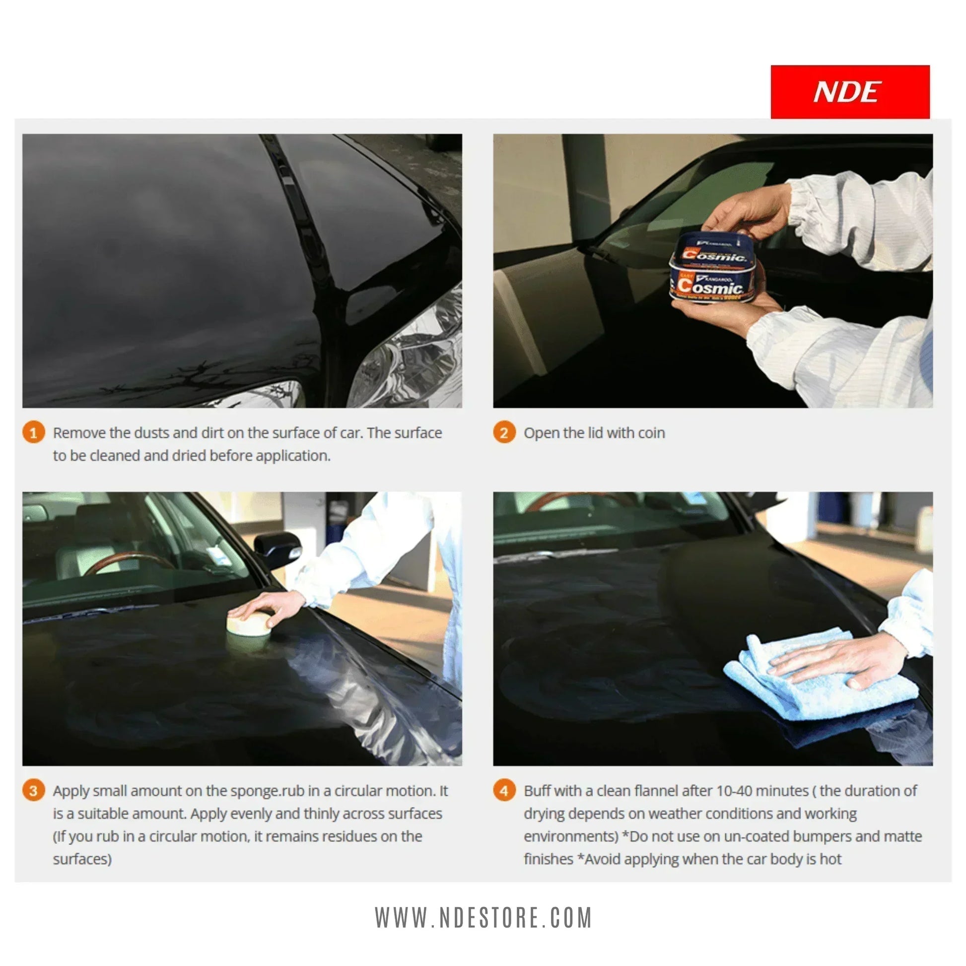 Kangaroo Cosmic Car Wax Korea  Premium Carnauba Car Wax
