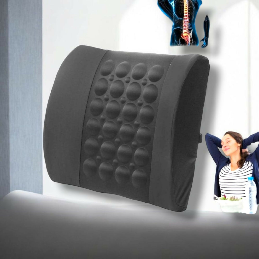 Car Seat Back Relief Lumbar Pain Back Support Pillow Headrest Waist Safety Chair Cushion For Auto Vehicle High Quality