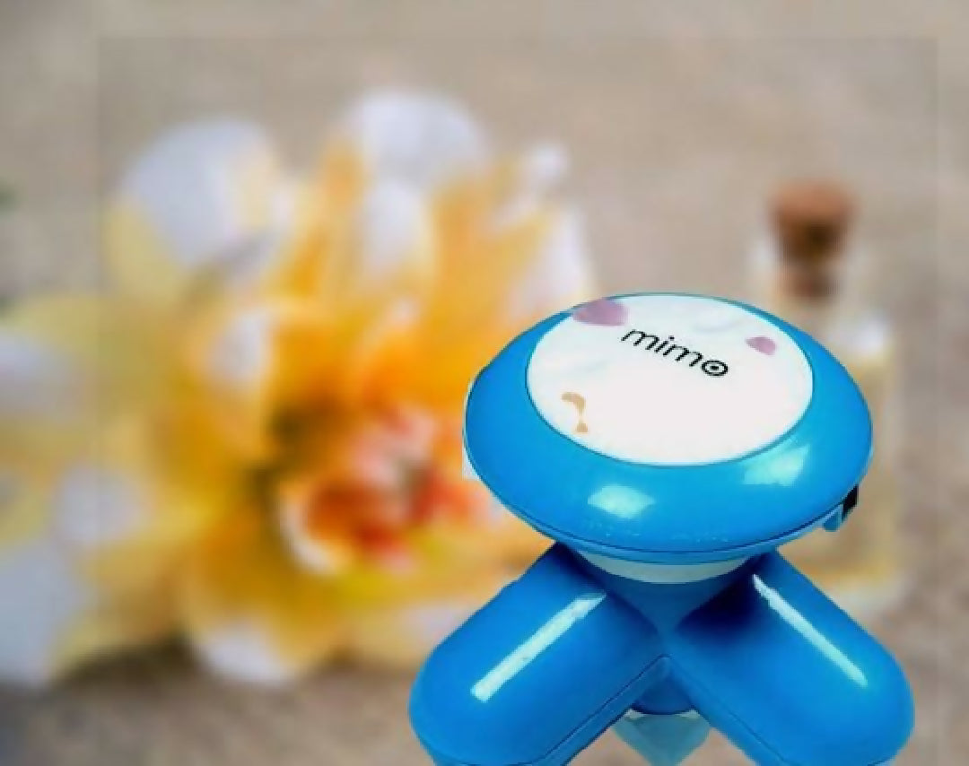 Mini Mimo Massager with Box - Cell Operated and Direct USB Power both options - Without Cell - Random Color