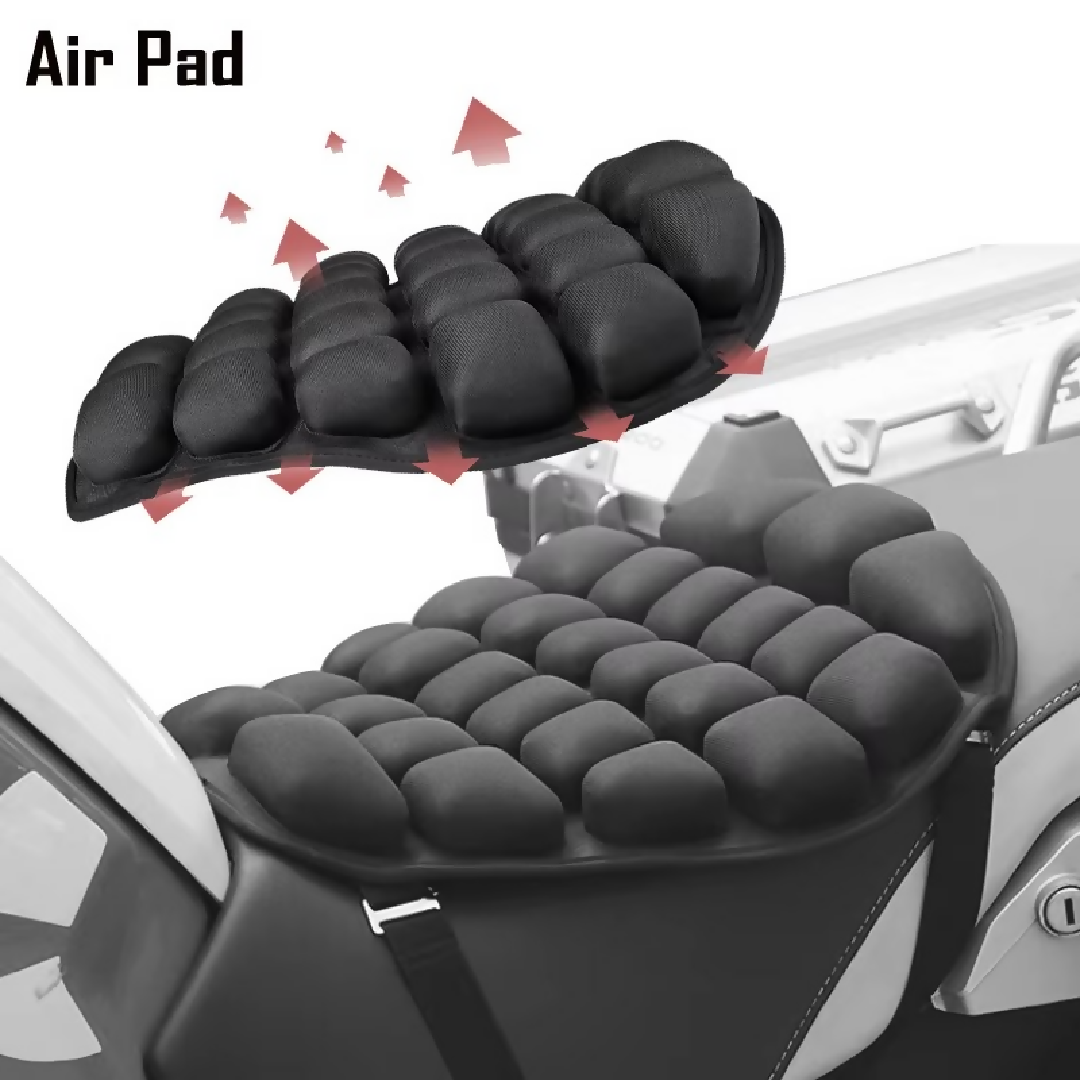 Universal Waterproof Bike and Motorcycle Seat Cushion Premium Comfortable Relaxer Seat Cover with Anti-Slip Design Shock Absorption and Weather Resistant Protection Ideal for All Bicycles Scooters and Motorcycles