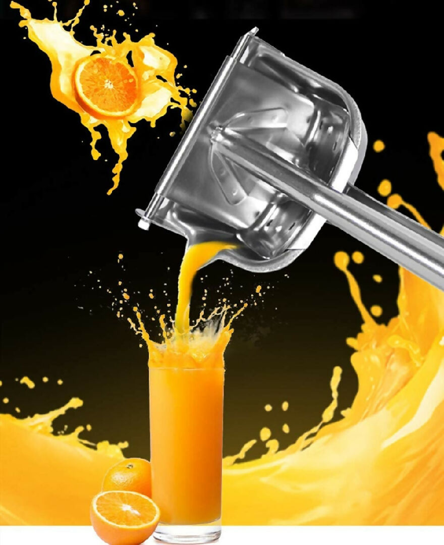 Fruit Press Lemon Juice Squeezer Manual Juicer Heavy Duty Aluminum Metal (250 Gram)