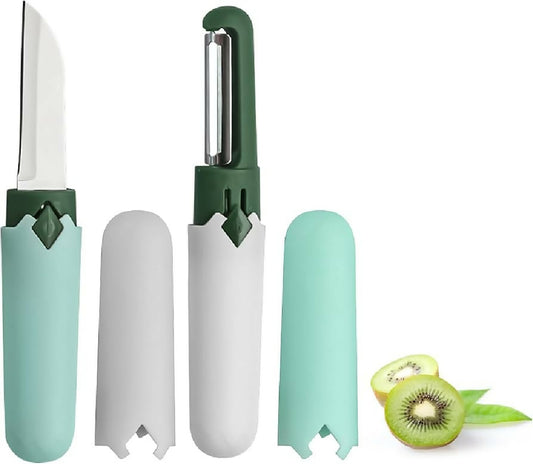 2in1 Stainless Steel Knife Peeler