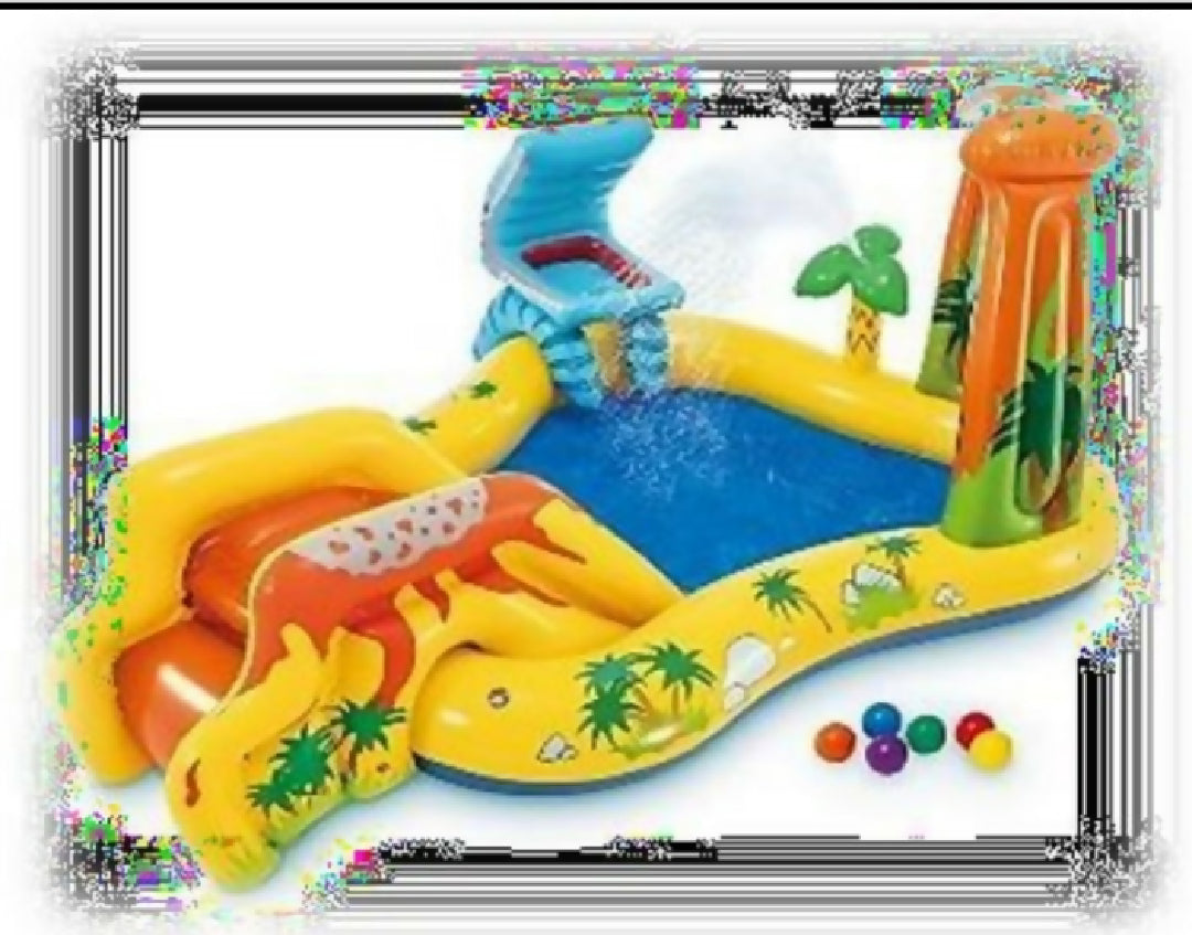 INTEX Dinosaur Play Center Swim Pool 8X6X4 1 Piece