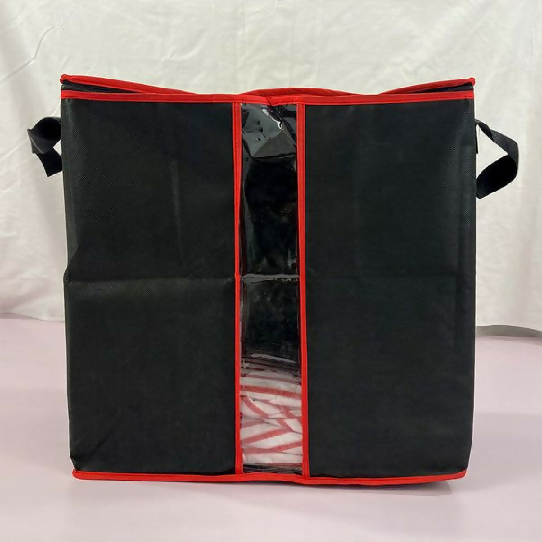Blanket beg Home Storage Foldable Bag New Waterproof Oxford Fabric Bedding Pillows Quilt storage bag clothes storage bag organizer 100gsm Black