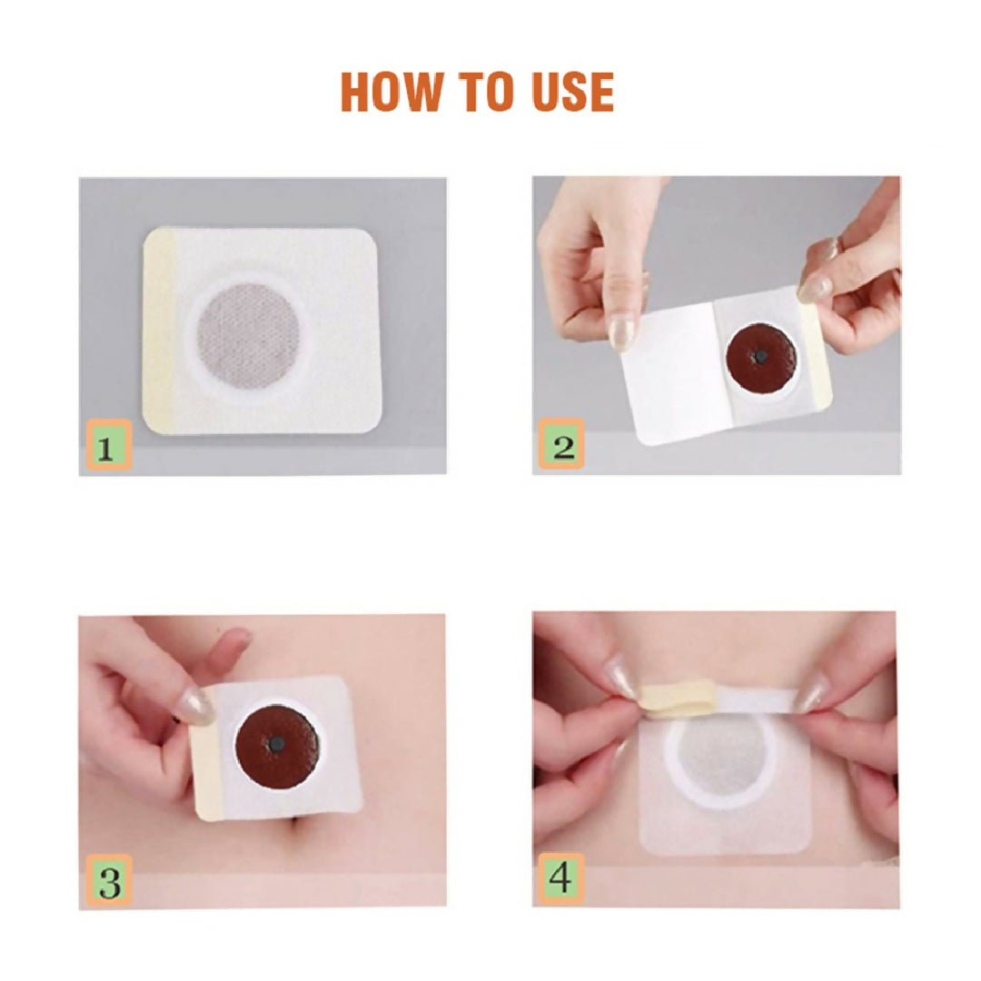 ELAIMEI Slimming Patch 30pcs - Weight Loss Sticker for Abdominal Fat and Waist Shaping