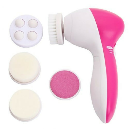 7 in 1 Facial Electric Cleanser and Massager Face Massager Machine Skin Electric Cleanser Scrub Beauty Device Scrubber Beauty Care Brush for Removing Blackhead Exfoliating and Massaging Beauty Tool Device