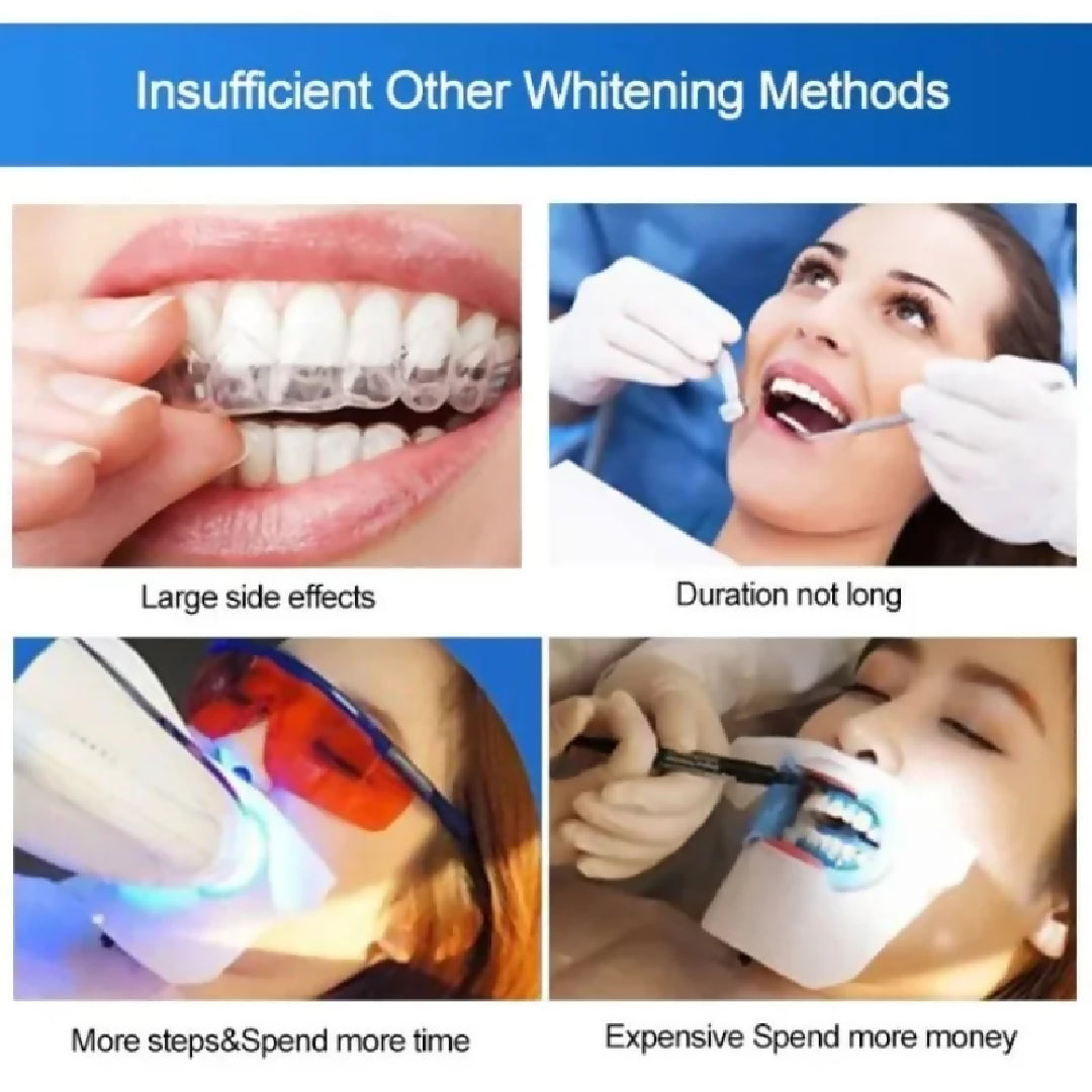 Gegemoon 5D Teeth Whitening Strips Professional 5 Day Whitening Kit Enamel Safe Teeth Whitening Strips Deep Stain Removal Mint Flavor 7 Pairs