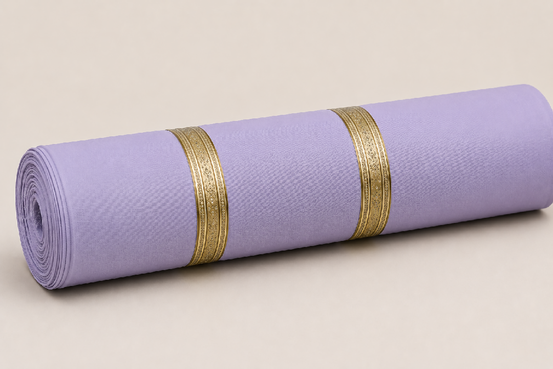 Premium Lavender Cotton Unstitched Mens Suit 4 Meter