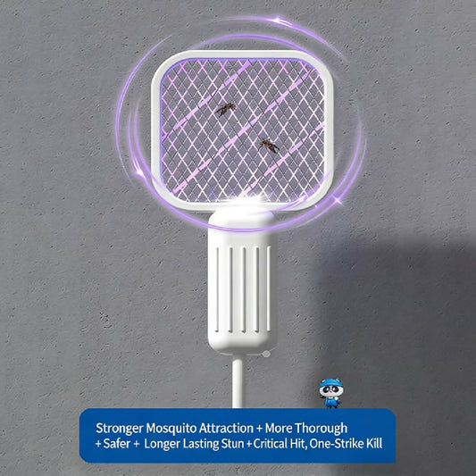 USB Charge Mosquito Killer Lamp Trap Machine Mosquito Killer Racket Electric Machar Mosquito Killer Repellent Machine Pocket Size Mosquito Killer Lamp Night Bulb Mosquito Catcher UV Light Mini Electric Mosquito Repellent for Indoor and Outdoor