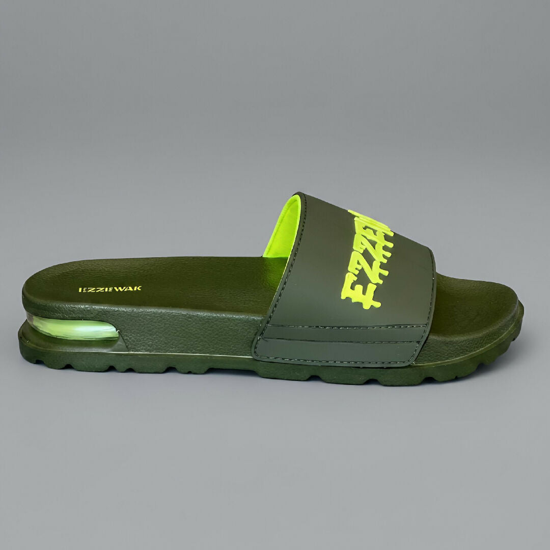 Mens Air Cushion Comfort Slides Trendy Soft Sole Summer Slippers