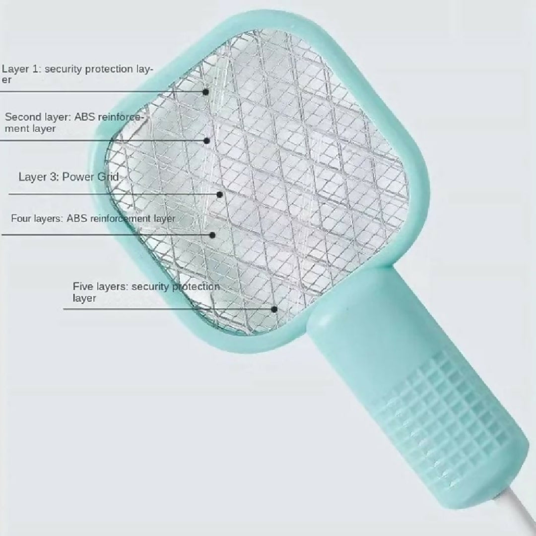 Electric Mini USB Mosquito Killer Racquet Lamp Wireless Night Bulb and Effective Insect Catcher