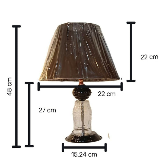 2 Pcs Table Lamp-Night light- Lamps-Lamp For Bed Room-Lamp For Decoration-the color black and golden