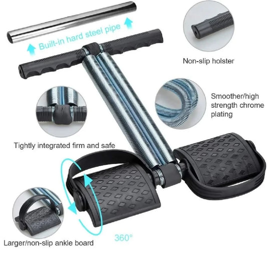 Double Spring Resistance Training Tummy Trimmer Abdominal Exercise Full Body Workout Tool Home Gym Fitness Equipment