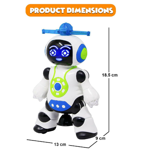 Dancing Robot Toy for Kids with Flashing Lights and Musical Sounds Real Moving Action