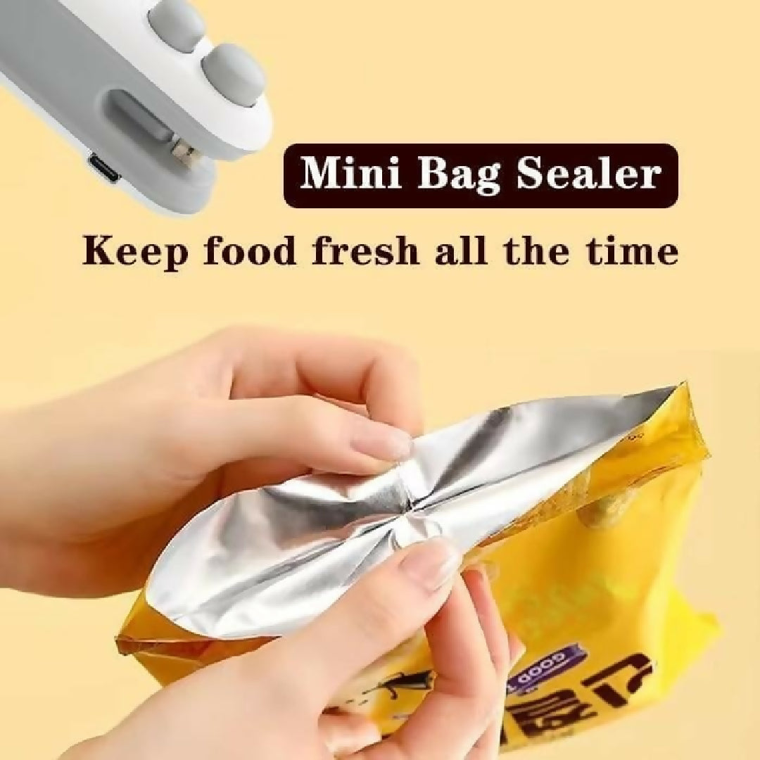 Portable Rechargeable Mini Sealer For Plastic Bags - Handheld Heat Sealing Machine