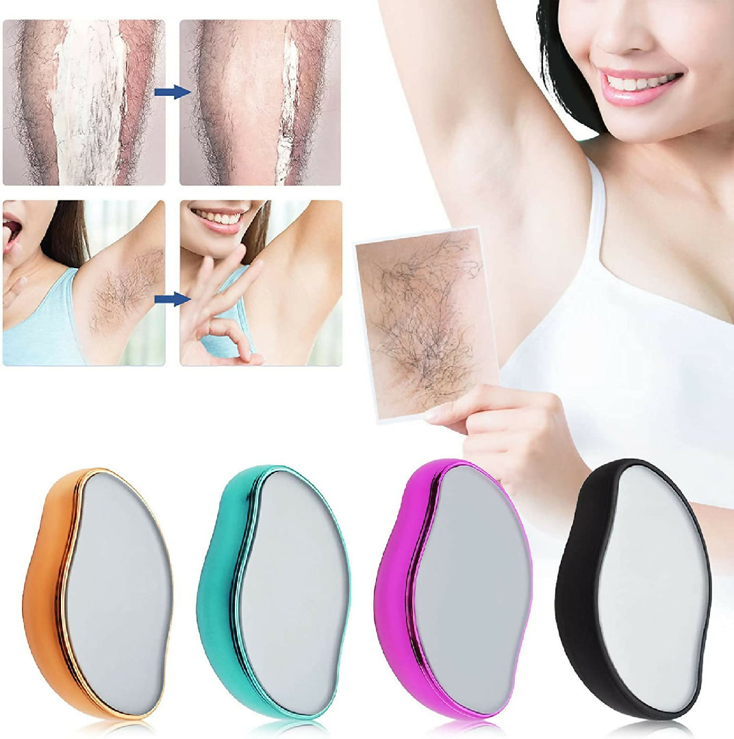 Bleame Crystal Hair Eraser - Painless Exfoliation Hair Removal Tool For Arms Legs Back - Apply To Any Part Of The Body - China - Random Color - Without Box