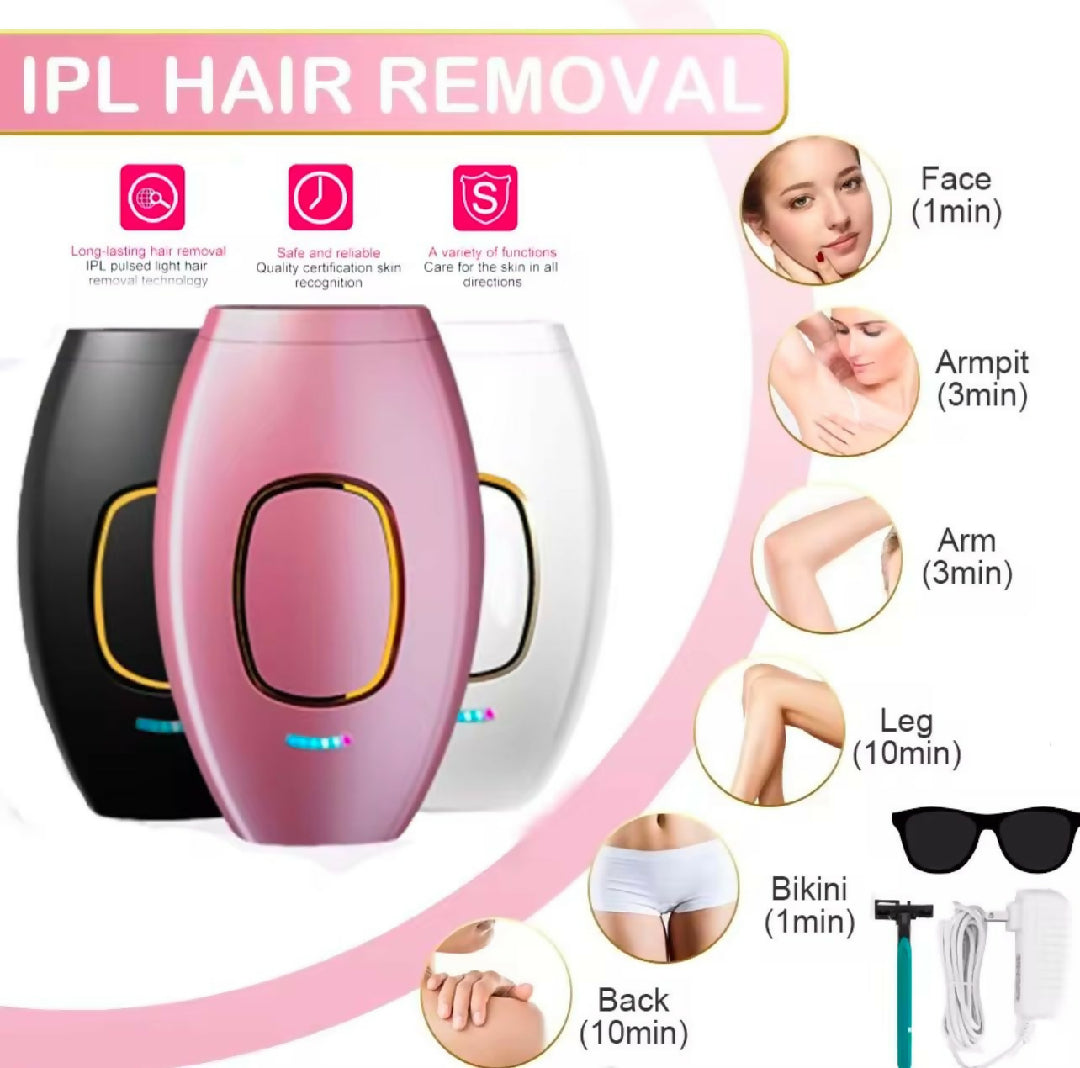 Mini Ipl Laser Epilator For Men and Women Portable Laser Epilator Depilador Permanent Face Hair Removal Device for Whole Body Laser Hair Removal Device