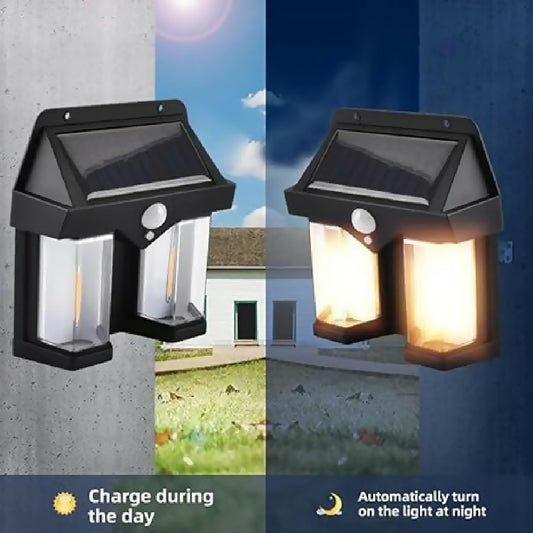 Outdoor Solar Wall Lamp Outdoor Tungsten Lamp Induction Garden Lamp Garden Villa Night Lamp (pack of 1)