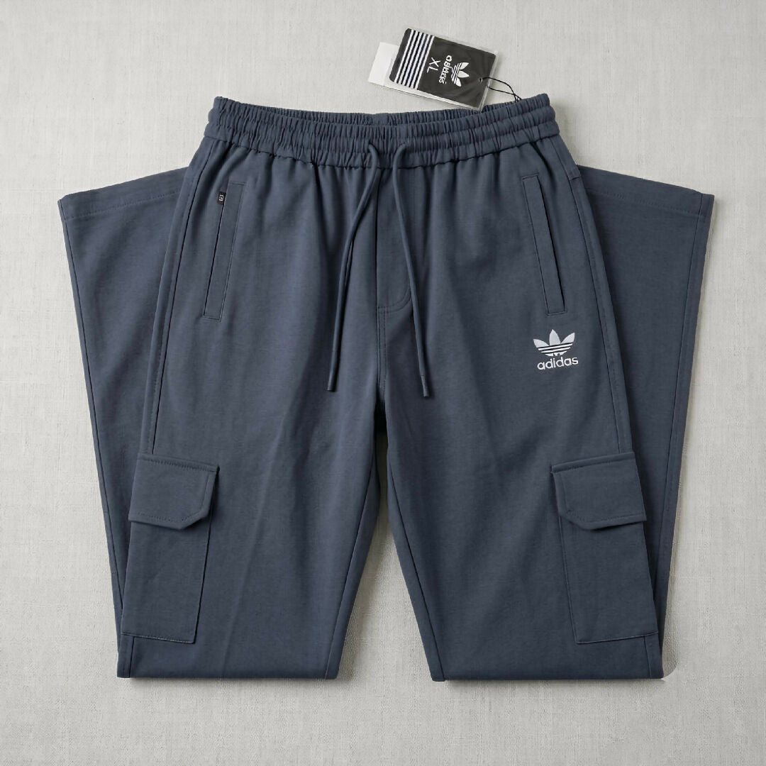 Mens Premium Woven Terry 4 Pocket Cargo Trouser
