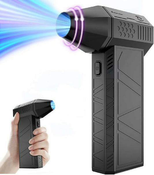 Supwell Jet Blower Dry Blower 130000 RPM Portable Cordless Mini Jet Fan with 3 Speed Modes