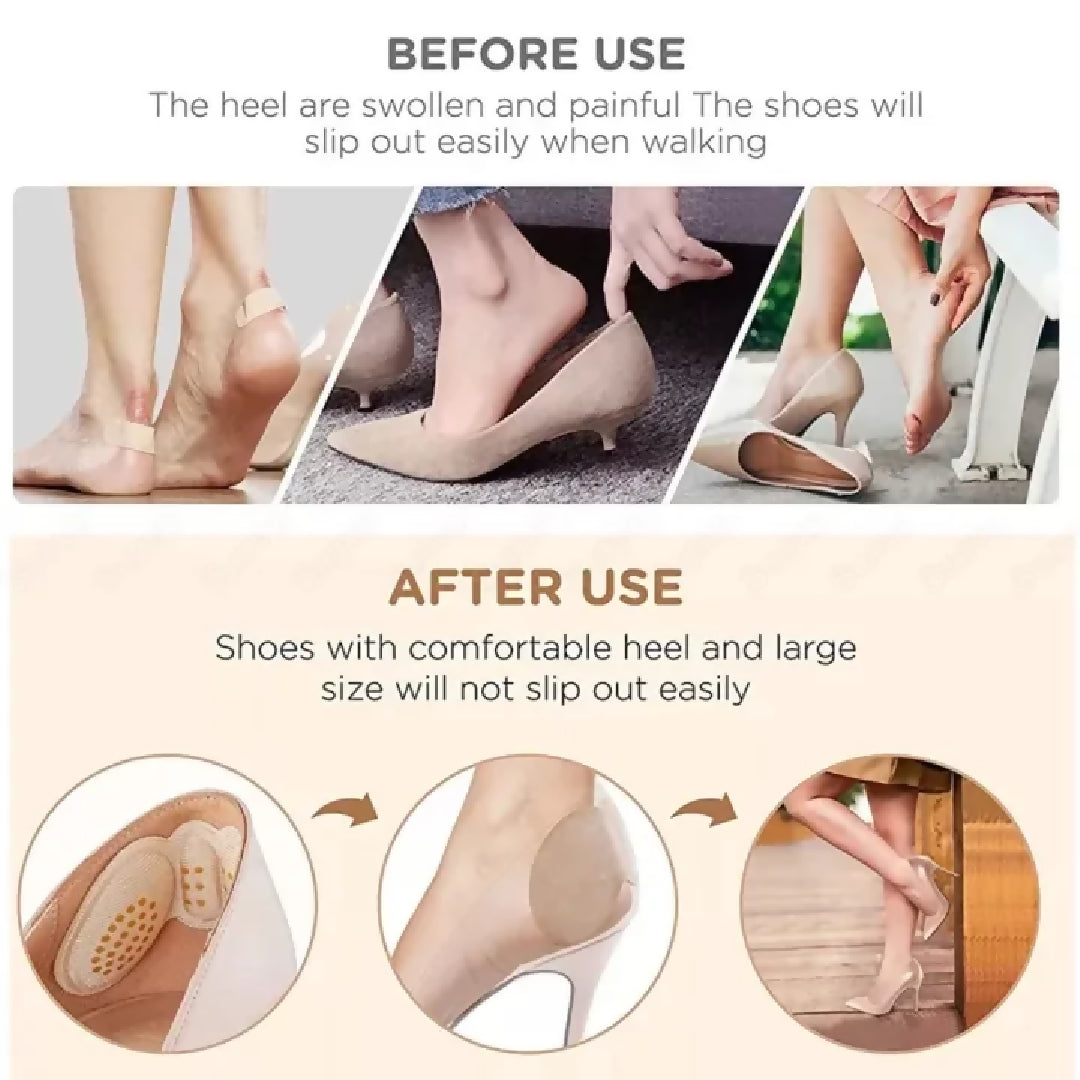 A Pair -2pcs- Of Soft Orthopedic Insoles Insole Anti-slip Shoe Grip Anti Skid Shoe Cushion Shoes Sole Protector for High Heel Shoe Leather Shoes Protector Relieve Pain