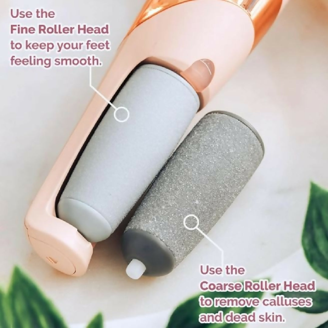 Rechargeable Electric Pedi Foot Filer – Powerful Callus Remover for Cracked Heels and Dead Skin Smooth Soft and Salon Quality Feet at Home