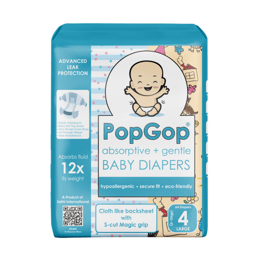 Popgop® Jumbo Packing (Size 4) Large - 64 pcs