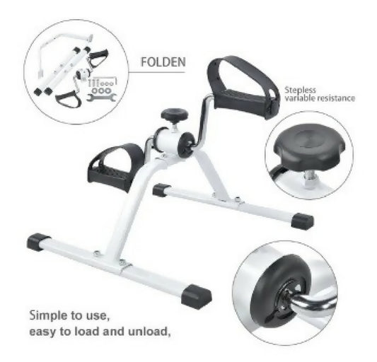 Pedal Bike Simple Portable Home Mini Exercise Cycle Home Workout for Arms Legs